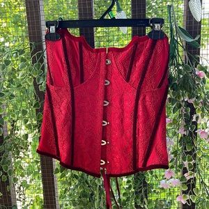 Red corset
